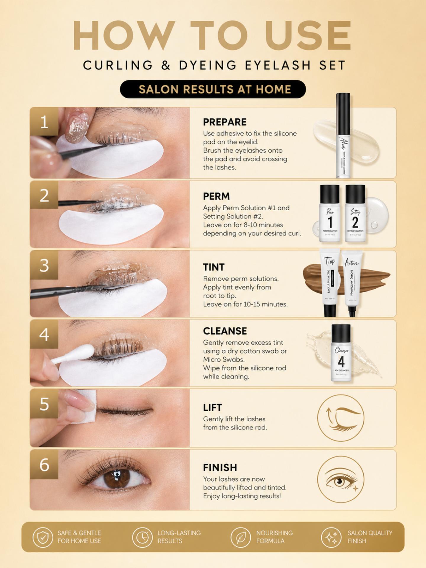 GOLLEE Lash Lift Color Kit Bro - Brow Lamination Kit 评论和价格