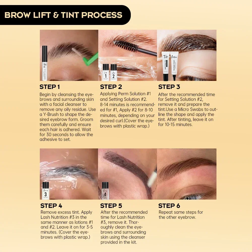 Gollee Lash Lift Kit 4 in 1 Br - Brow Lamination Kit 评论和价格