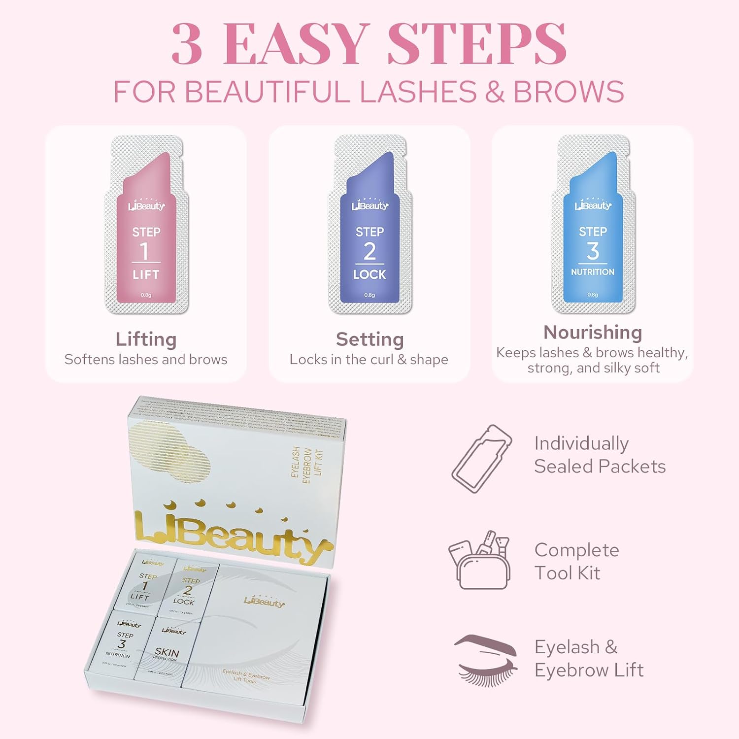 Libeauty Lash Lift & Brow Lami - Brow Lamination Kit 评论和价格