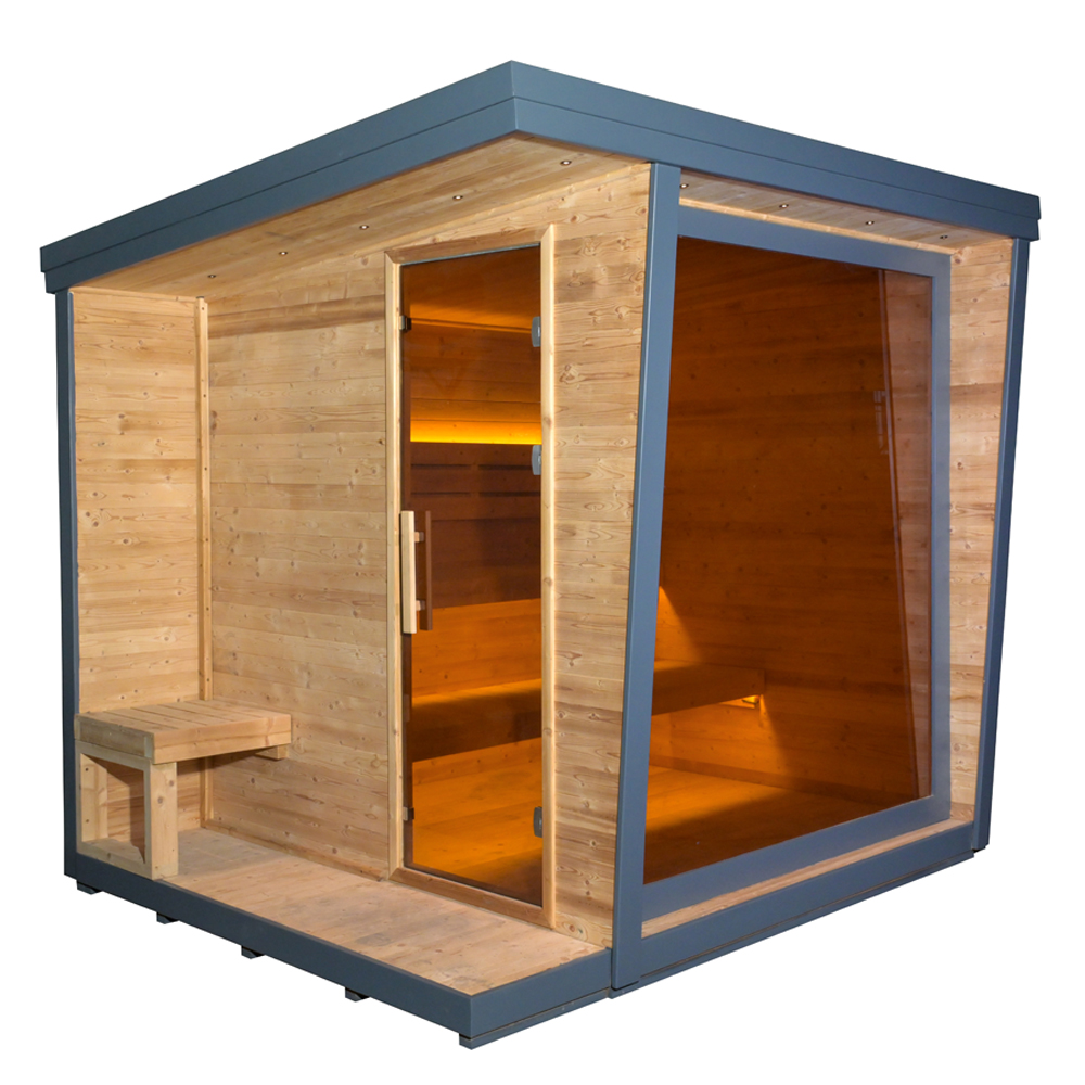 Custom Made Gray Outdoor Moder - Spa Wellness In 评论和价格