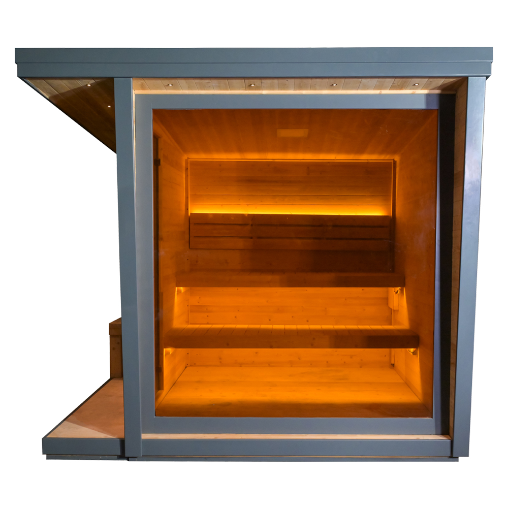 Custom Made Gray Outdoor Moder - Spa Wellness In 评论和价格